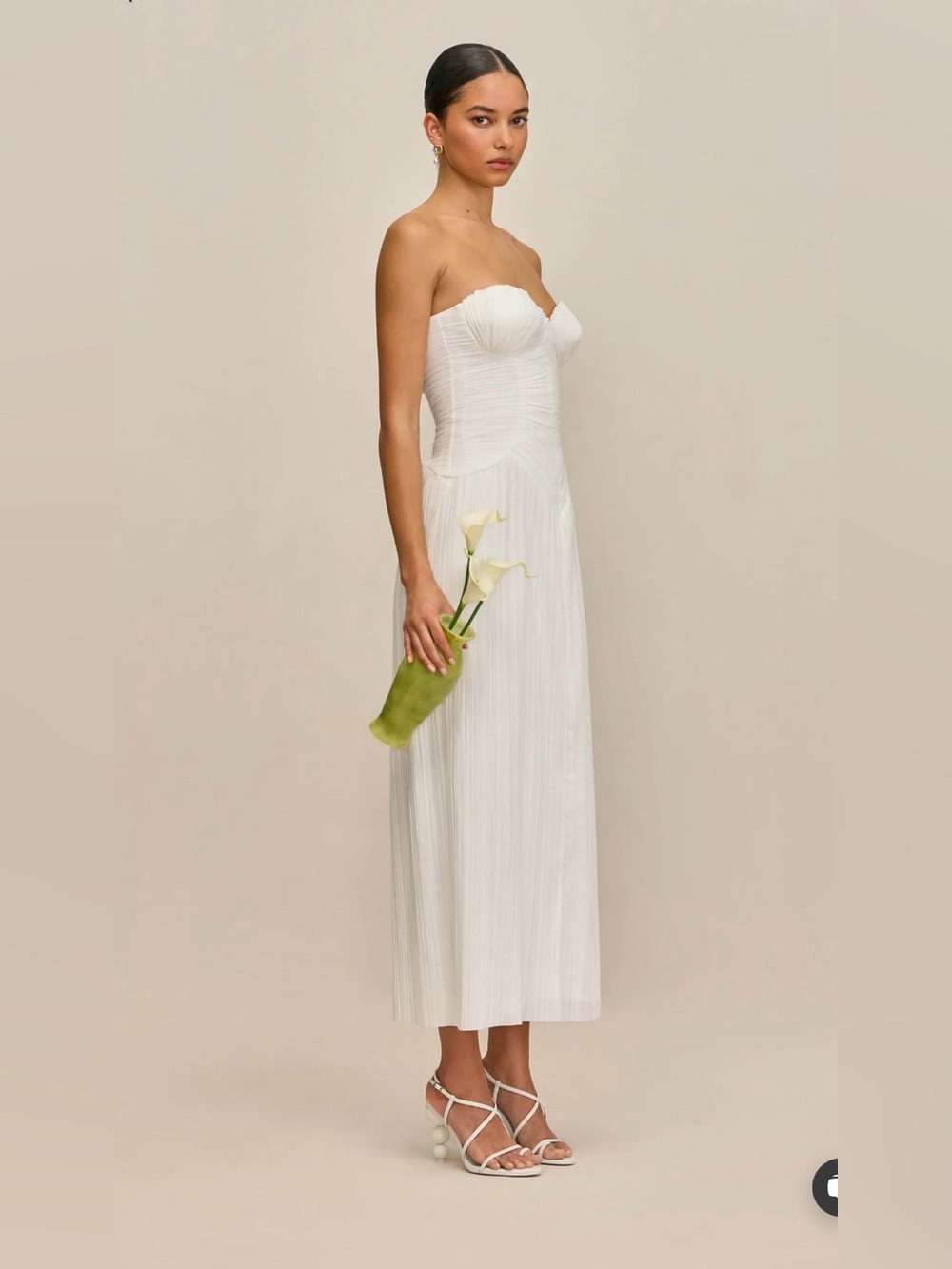 cult gaia Ashika Gown White - Picture 7 of 7